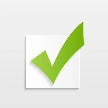 Check Mark Illustration Stock Illustration