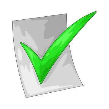 Check Mark illustration Illustrazione stock