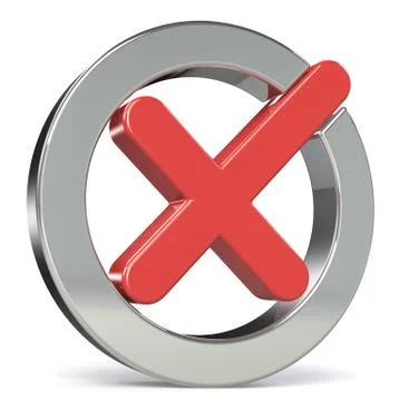 Check mark Red. Stock Illustration