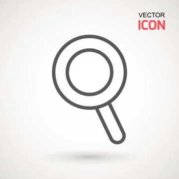 Check mark search graphic design single icon vector illustration. Approved or Stock Illustration