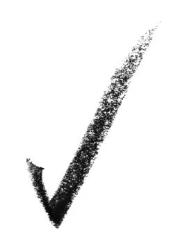 Check mark sketch Stock Photos
