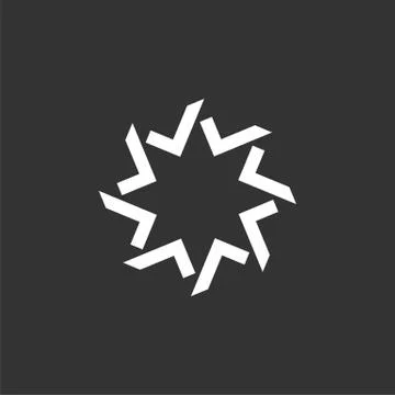 Check Mark Star Logo Template Illustration Design. Vector EPS 10. Stock Illustration