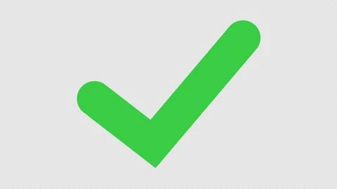 Check mark symbol. Vídeo Stock 238426551