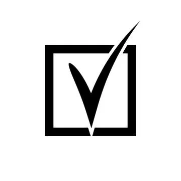 Check mark symbol Stock Illustration