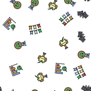 Check mark tick ok seamless pattern vector イラスト素材