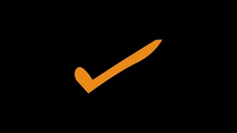 Check Mark Tick Symbol Animation Representing Approval, Validation, Success.. 動画素材 310198748