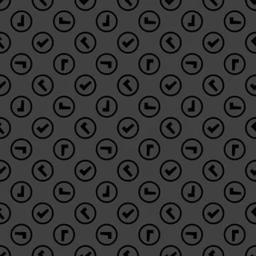Check mark web icon. flat design. Seamless pattern. Illustrazione stock