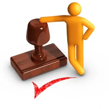 Check marked Stock Illustration