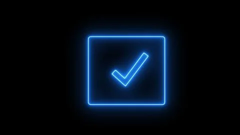 Check marks. Checkmark blue icons, isolated. Simple check marks. Checklist .. Stock Illustration
