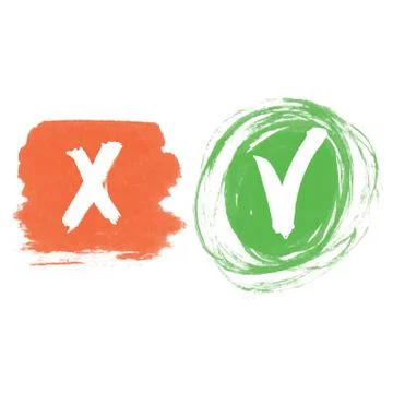 Check marks. Grunge styled イラスト素材