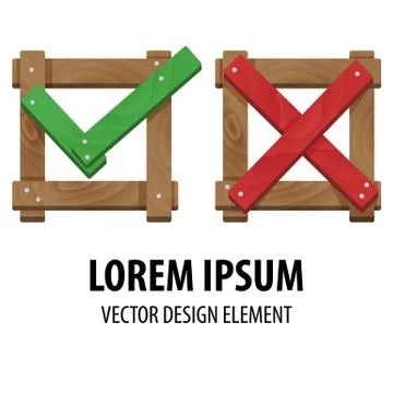 Check marks Stock Illustration