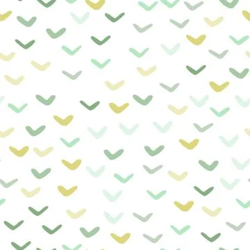 Check marks seamless pattern isolated in white background. Abstract doodle li Stock Illustration