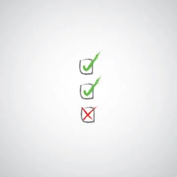 Check marks symbol Stock-Illustration