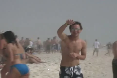 Check Me Out On Spring Break from Panama City Beach, Florida 스톡 동영상 12701032