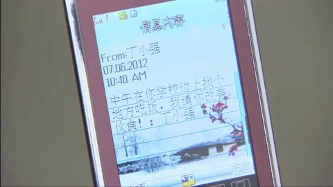 Check mobile text messages Stock Footage 253770904