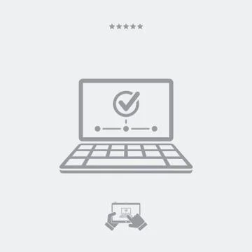 Check network icon, check network  vector, check network  symbol, check netwo Stock Illustration