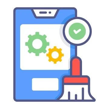 Check out this visually engaging flat sticker of save earth theme. Stock-Illustration