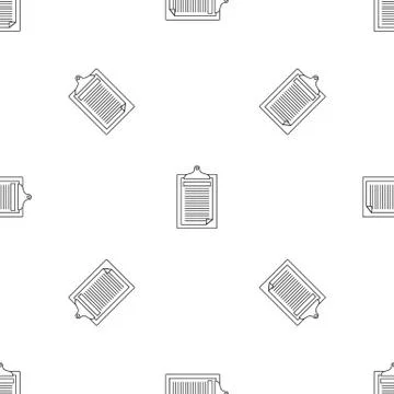 Check paper tax pattern seamless 스톡 일러스트