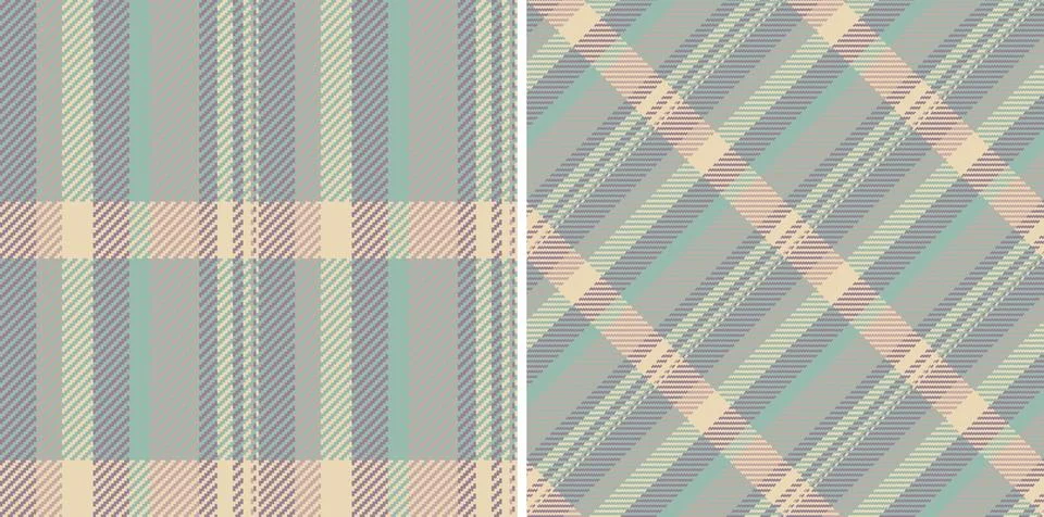 Check pattern background of texture textile plaid with a vector seamless ta.. Stock Illustration