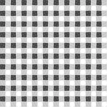 Check pattern black and white Stock Illustration