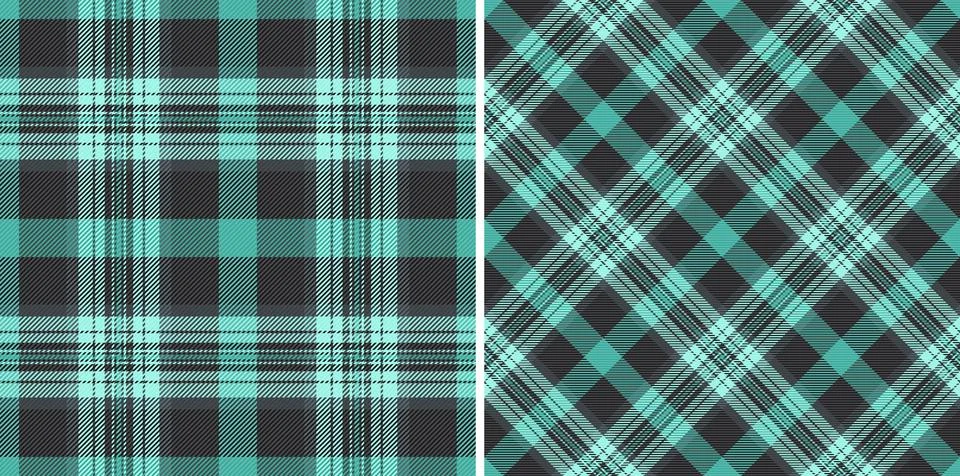 Check plaid pattern of textile seamless fabric with a vector background tex.. 스톡 일러스트