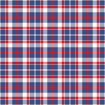 Check plaid seamless pattern. Vector background of textile ornament. Flat fab 스톡 일러스트