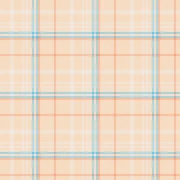 Check plaid seamless pattern. Vector background of textile ornament. Flat fab Stock Illustration