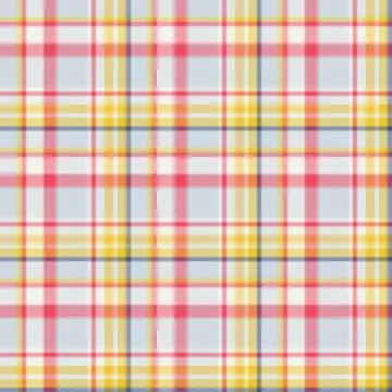 Check plaid seamless pattern. Vector background of textile ornament. Flat fab Stock Illustration