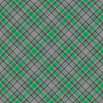 Check plaid seamless pattern. Vector background of textile ornament. Flat fab Stock Illustration