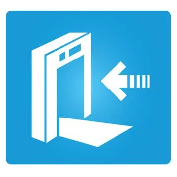Check point, gate Stock Illustration