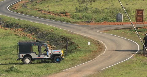 Check Post At Main Entry Gate Stock Footage 292043903