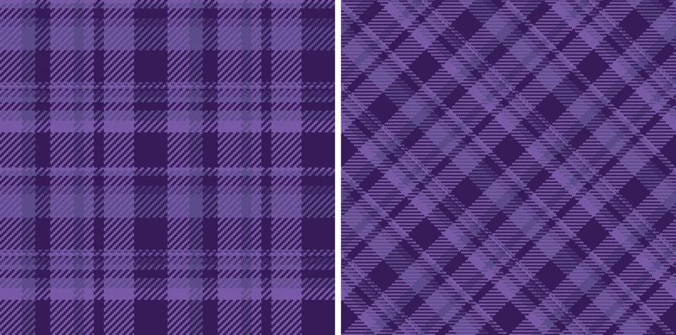 Check seamless pattern of plaid textile fabric with a tartan vector texture.. Illustrazione stock