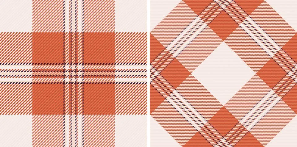 Check seamless pattern of plaid vector fabric with a tartan texture textile.. Stock Illustration