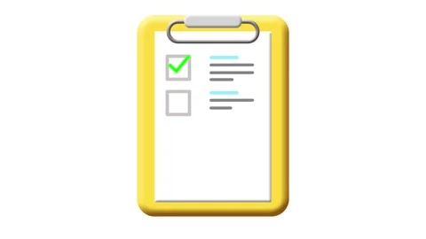 Check sheet checklist check approve and reject not approve check and cross .. Stock Footage 241770097