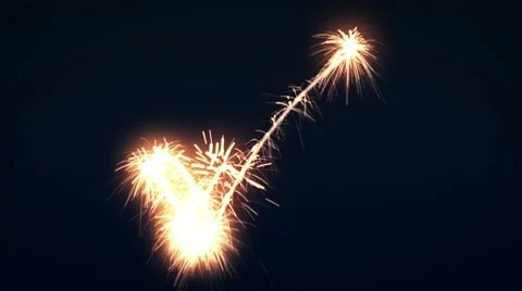 Check Sign Sparkler Stock Footage 9455492