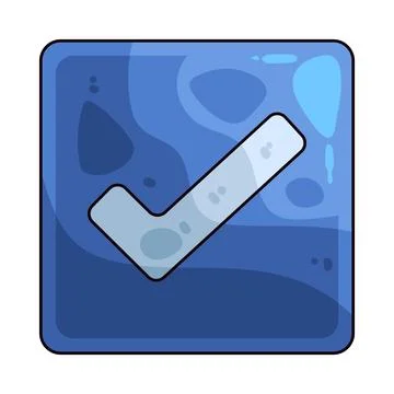 Check square illustration Illustrazione stock