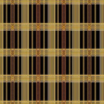 Check striped vector seamless pattern. Abstact geometric plaid b Stock Illustration