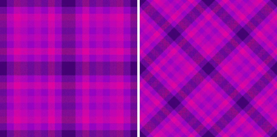 Check tartan fabric of background pattern textile with a texture plaid vect.. Stock Illustration