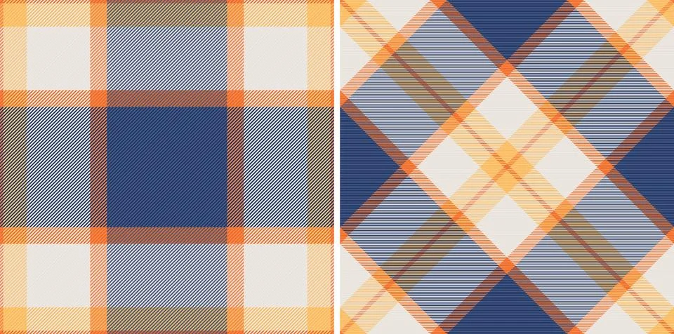 Check tartan fabric of texture vector seamless with a background plaid patt.. Illustrazione stock