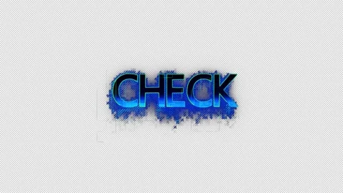 Check Tech Glitch Stock Footage 342236313