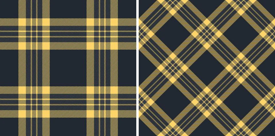 Check textile background of texture seamless tartan with a plaid vector pat.. Illustrazione stock