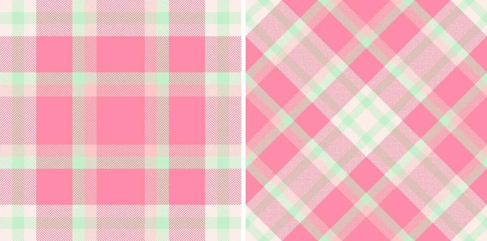 Check textile pattern of seamless background plaid with a texture tartan ve.. Illustrazione stock