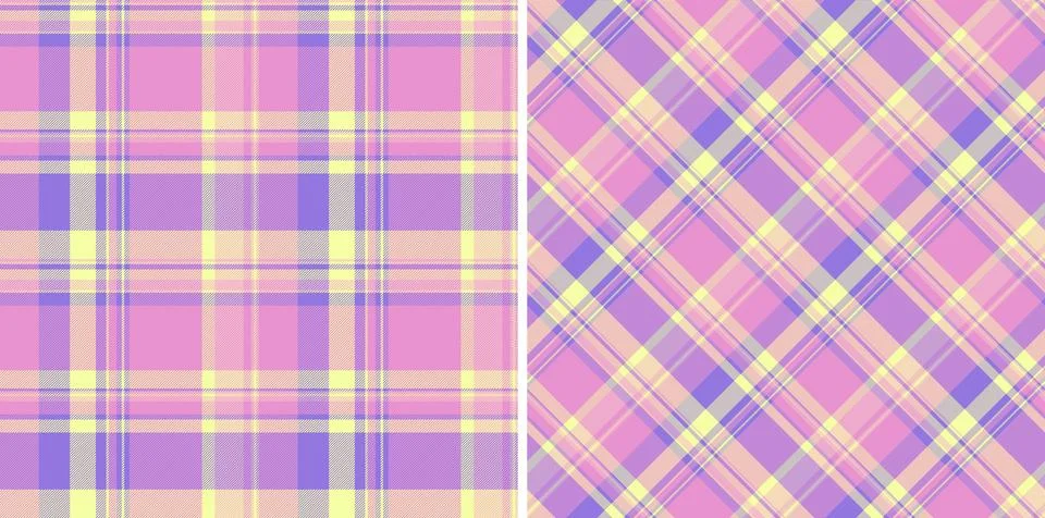 Check texture tartan of pattern textile vector with a fabric plaid seamless.. Stock Illustration