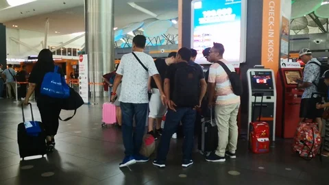 Check in ticket Video stock 107465133