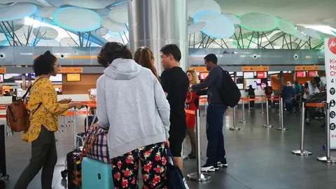 Check in ticket Stock Footage 107465216