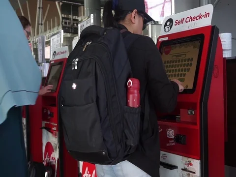 Check in ticket Stock Footage 126475219