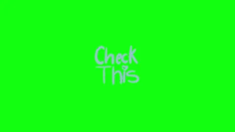 Check typography animation on green screen 動画素材 335552873