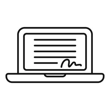 Check user security icon outline vector. Solitary detect Stock Illustration