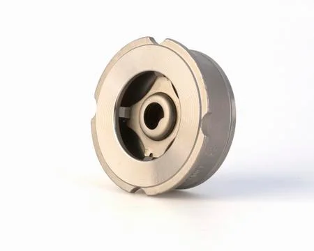 Check valves are automatic automatically prevent the reverse flow of the medi Stock Photos