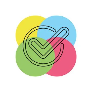 Check vector icon Stock Illustration